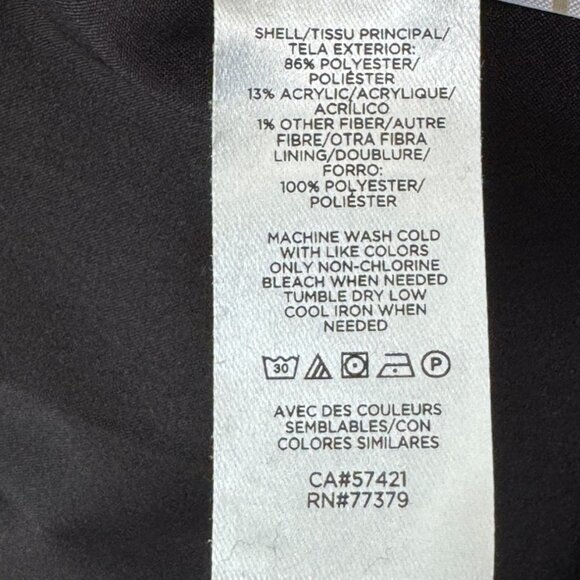 EUC Ann Taylor Black Shimmer Tweed Sheath Dress with Pockets | Size 10 Petite - Picture 10 of 11